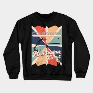 Kenarc - USA California Mendocino Coast Crewneck Sweatshirt